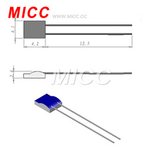 MICC Klasse AB Thin Flim pt100 Platin-Widerstandsthermometer